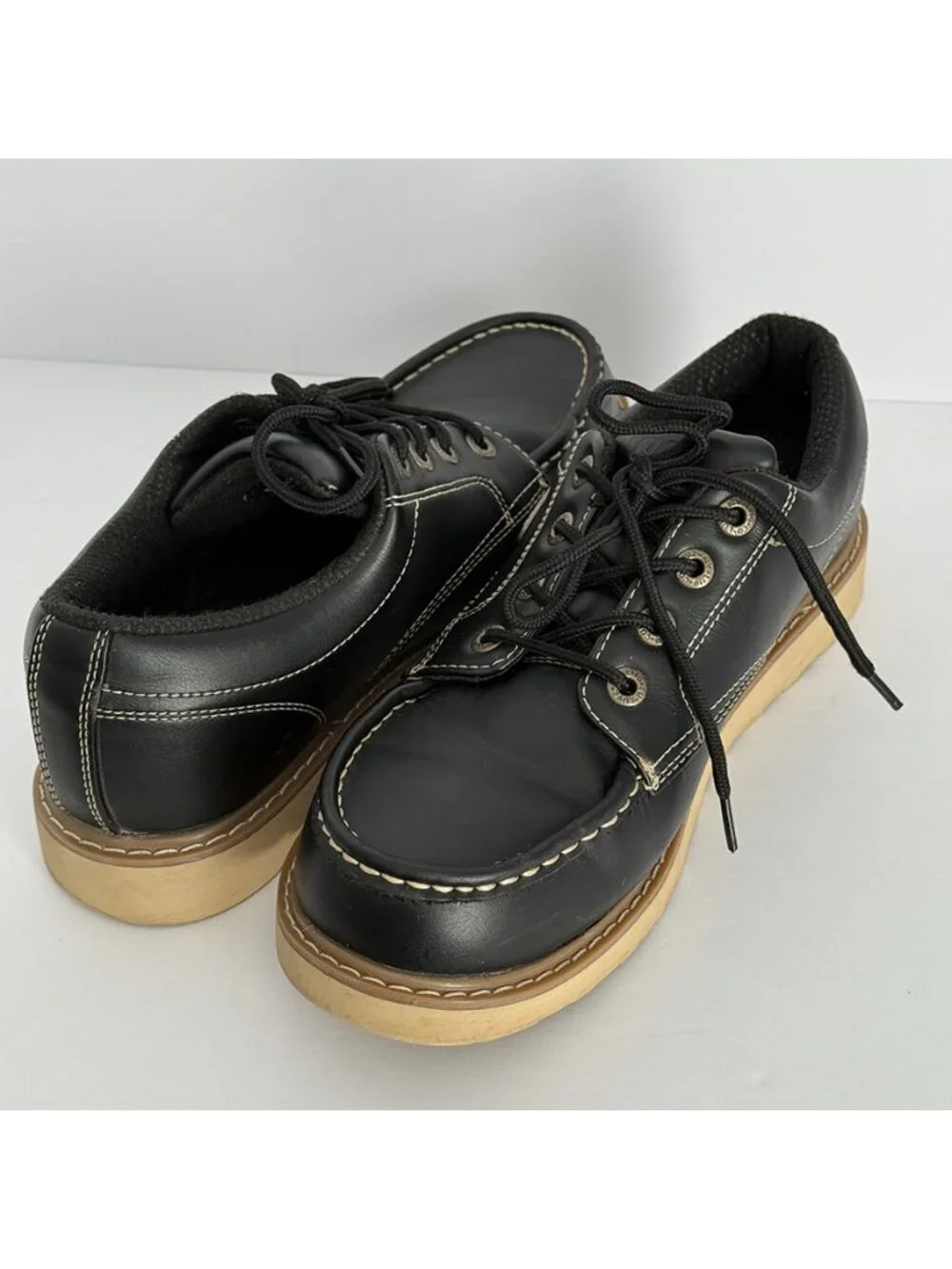 Lugz Men’s Black Roamer Lo Oxford Boots Size 9.5